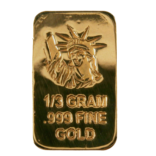 Lingote de 1/3 gramo Oro Puro 99.99% Easy Gold