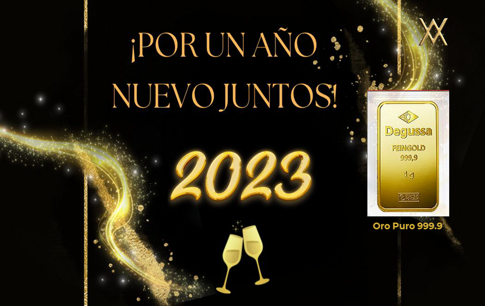 Año Nuevo 2023. Juntos con Oro
